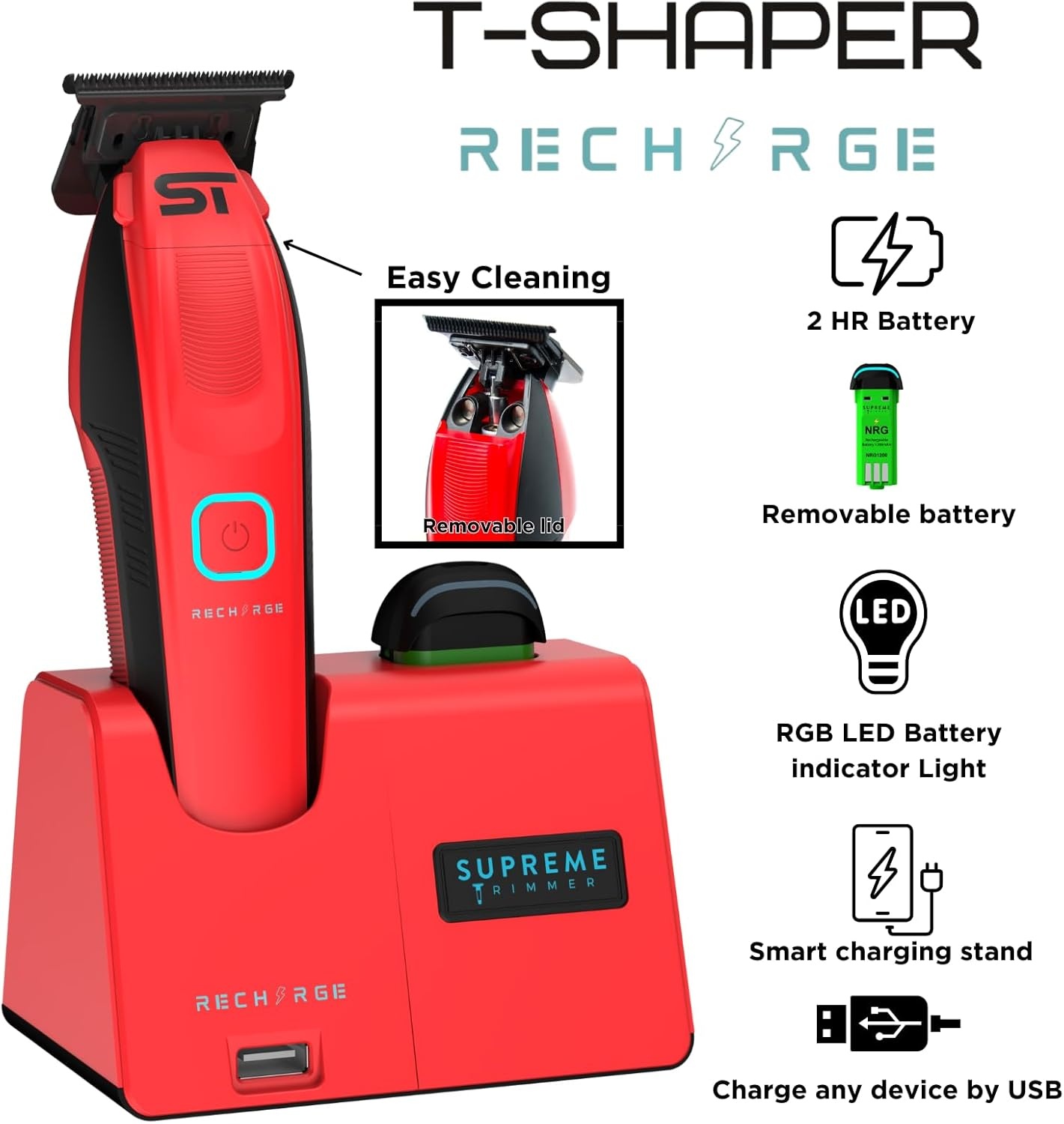 Chấn Viền Supreme Trimmer Recharge Red - USA
