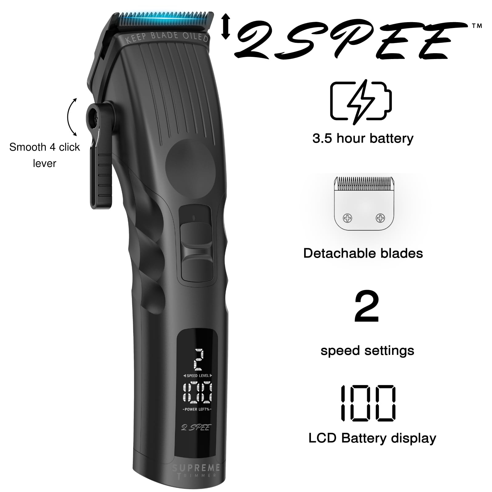 Tông Đơ Supreme Trimmer 2SPEE Clippers - USA