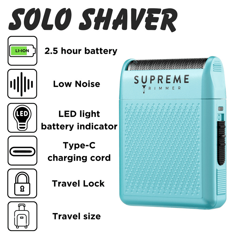 Máy Cạo Râu Supreme Trimmer Solo Single Foil - USA